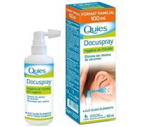 Spray Auriculaire Quies Docuspray - Format Familial 100 ml - Hygiène de l'oreille