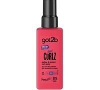 Spray Boucles - GOT2b - Curlz - 150ml - Sans parabène - Protection 24h contre les frissotis