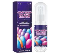 Spray brillance pour ballons | Séchage rapide sans gouttes Buse de précision 50 ml Spray pour les fêtes D?cor Ballons en latex Garantit une finition brillante durable