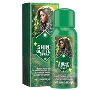 Spray brillant à paillettes pour vêtements - Spray de fixation pour le visage - Peinture de paillettes pour tissu - Spray temporaire à paillettes pour bras - Imperméable - Brillant - Spray de