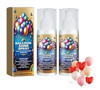 Spray Brillant pour Ballons, Spray de Finition Brillante Spray haute brillance pour ballons en latex, séchant rapidement et durable, Parfait pour les fêtes, les mariages et les événements (02)