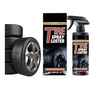Spray Brillant pour Pneus - Agent de Restauration pour Jantes 120ml - Spray De Détail Pour Pneus - pour Camping-car Urbain Tout-terrain Maison Voiture Véhicule Automobile Extérieur Garage