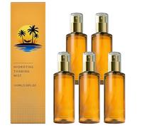 Spray bronzant hydratant moyen, couleur à reconstituer progressivement, spray autobronzant naturel, durable, léger et non gras (5 pièces)