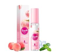 Spray Buccal à la Pêche, 18ML, Sprays Buccaux Aromatisés aux Fruits, Spray Rafraîchissant pour Mauvaise Haleine, Élimine les Mauvaises Odeurs et Combat la Sécheresse Buccale