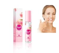 Spray Buccal Anti-Haleine Goût Pêche 20ml - Rafraîchisseur d’Air Portable, Spray Buccal Contre Mauvaise Haleine, Fraîcheur Longue Durée, Spray Oral Pratique pour Voyage et Quotidien