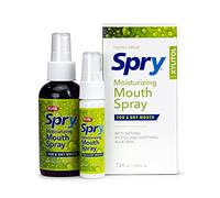 Spray Buccal Hydratant Naturel au Xylitol Spry - Rafraîchit l’Haleine, Stimule la Salivation, Sans OGM ni Gluten - Soin Buccal Nomade Saveur Menthe Verte, 133 ml (Lot de 1)