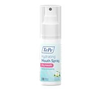 Spray Buccal Hydratant TePe pour bouche sèche à base de pomme et de menthe douce pour soulager la sensation de bouche sèche, parfait en déplacement.