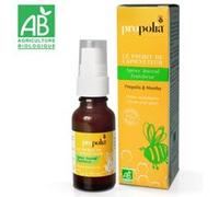 PROPOLIA - Bio - Spray gorge doux - Propolis, Miel et Menthe - Apaise la gorge et rafraîchit l'haleine - Enfants et Adultes - 100% naturel - Complément alimentaire - Fabriqué en France - 20 ml