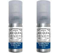 Spray Buccal - Ricqles - Menthe Forte - 2x15ml - Haleine Fraîche - Pratique À Transporter