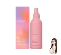 Spray capillaire 5 en 1 sans lavage, spray à la kératine, masque capillaire réparateur, hydratant et nourrissant, dégraissant et anti-frisottis, adapté à tous types de cheveux.