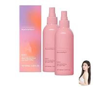 Spray capillaire 5 en 1 sans lavage, spray à la kératine, masque capillaire réparateur, hydratant et nourrissant, dégraissant et anti-frisottis, adapté à tous types de cheveux.