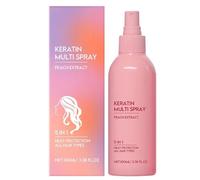 Spray capillaire à la kératine, après-shampoing sans rinçage 5 en 1 hydratant instantané, anti-frisottis, lisse et nourrissant pour un soin quotidien