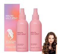 Spray capillaire à la kératine, soin lissant à la kératine, hydratant, lisse et nourrissant au quotidien pour tous types de cheveux (2 pièce)