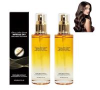 Spray capillaire à l'huile, après-shampoing fortifiant sans rinçage, pour cheveux secs et crépus