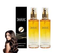 Spray capillaire à l'huile, soin du cuir chevelu, après-shampoing fortifiant sans rinçage, extrait de parfum, convient aux cheveux secs et emmêlés