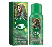 Spray capillaire à paillettes brillantes, Spray à paillettes brillantes pour vêtements - Tissu Spray Paillettes - Jet temporaire de paillettes de bras pour le jet brillant imperméable de maqui
