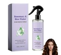 Spray capillaire au romarin et à l’eau de riz pour hommes et femmes, booster capillaire naturel volumateur à l’eau de riz, soin capillaire nourrissant sans rinçage (1pcs)
