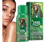 Spray capillaire pailleté, spray à paillettes pour cheveux et vêtements | Spray temporaire pailleté pour le corps, finition brillante imperméable, paillettes étincelantes pour cheveux et peau