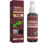 Spray cheveux gris aux herbes, Spray cheveux blancs à noirs, Huile de soin Polygonum Multiflorum, Soin nourrissant du cuir chevelu pour hommes et femmes, Renforcement