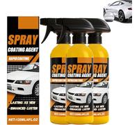 Spray Coating Agent for Cars, Nano Ceramic Car Coating Spray, Car Nano Polishing Agent, Refinishing and Cleaning for Cars Paint Care (3pcs)
