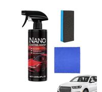 Spray Coating Agent - Paint Cleaner for Vehicle | 120ml Bottle with Towel Sponge, Motorcycle Garage Workshop Accessory, Outdoor Maintenance Kit, Truck Suv Care, Weekend Grooming Routine