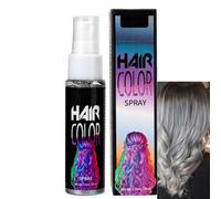 Spray Colorant Capillaire Temporaire, Spray Vert Cheveuxs Temporaire, Sprays Cheveux Violet, Coloration Cheveuxs Violet, Sprays Colorant Cheveux, Laque Temporaires Colorée Pour Cheveux (Gris)