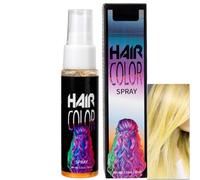 Spray Colorant Capillaire Temporaire, Spray Vert Cheveuxs Temporaire, Sprays Cheveux Violet, Coloration Cheveuxs Violet, Sprays Colorant Cheveux, Laque Temporaires Colorée Pour Cheveux (Or)