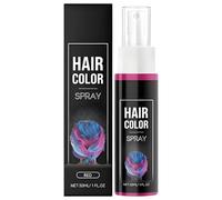 Spray Colorant Violet Pour Cheveux Pour Enfants Femmes, Spray Vert Coloration Cheveux Temporaire, Sprays Colorant Capillaire Lavable, Non Collante Pour Cosplay, Fête, Diy (Rouge)