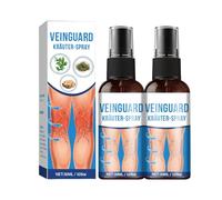 Spray Contre Les Varices Pour Les Jambes,Spray Apaisant Pour Les Varices à Base de Plantes Naturelles,Hydratation & AméLioration de L'Apparence de La Peau,Convient Pour Les Jambes & Les Bras (2, 30Ml)