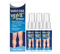 Spray Contre Les Varices,Spray Apaisant Contre Les Varices Pour Les Jambes,AméLiore L'Apparence et Augmente L'éLasticité de La Peau,Absorption Rapide,Formule Non Grasse Pour Tous Les Types de Peau (3)