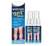 Spray Contre Les Varices,Spray Apaisant Contre Les Varices Pour Les Jambes,AméLiore L'Apparence et Augmente L'éLasticité de La Peau,Absorption Rapide,Formule Non Grasse Pour Tous Les Types de Peau (2)
