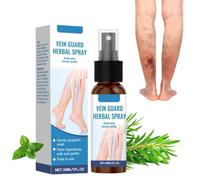 Spray Contre Les Varices - Spray Apaisant Pour Les Jambes, Infusé de Menthol et D'Huile D'Arbre à Thé, Aide à La Circulation, Formule Nourrissante Naturelle AdaptéE Aux Jambes et Aux Bras (1, 30ML)