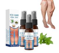 Spray Contre Les Varices, Spray Pour Le Soin Des Jambes Avec Extrait De Menthol, Apaisant et Hydratant Pour La Peau, Doux Pour Tous Les Types De Peau, Adapté Aux Jambes et Aux Bras (3, 30Ml)