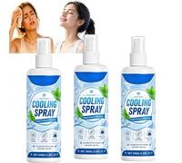 Spray Corporel Rafraîchissant Instantané Pour Le Visage Et La Peau, Brume Rafraîchissante Au Parfum De Menthe Pour Se Rafraîchir Par Temps Chaud, Spray Hydratant Léger Et Non Collant (3Pcs)