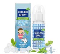 Spray Corporel Rafraîchissant, Spray de Rafraîchissement Sportif 50ml, Brume Glacée Hydratante avec Protection UV pour Randonnée Quotidienne Sports Extérieurs et Activités en Plein Air par Temps Chaud