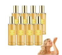 Spray corporel vanille et noix de coco pour femme - Brume parfumée légère longue durée pour le soin des cheveux et de la peau, Spray corporel vanille, pour un usage quotidien, 100 ml (8 bouteilles)