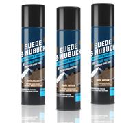 Spray Daim & Nubuck | 3-en-1 Rénovateur Couleur, Imperméabilisant & Nettoyant | 250ml pour UGG, Sneakers & Bottes | Protection Durable contre Pluie & Taches (Marron Foncé, Paquet De 2)