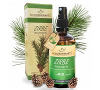 Spray d'ambiance biologique de pin cembro / 100 ml / Spray pour oreiller avec parfum de pin cembro/Fraîcheur alpine avec huile essentielle de pin cembro biologique naturelle/En tant que parfum