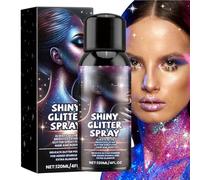 Spray de brillance corporelle, spray de brillance pour le corps, spray de brillance multifonctionnel pour cheveux et corps, brillance des cheveux rayonnante pour scène, danse, F