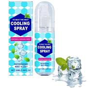 Spray de brouillard de refroidissement pour temps chaud, pulvérisation de refroidissement d'été pour le visage et le corps, pulvérisation à la menthe naturelle, empêche le coup de chaleur (1pc)
