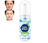 Spray de brume rafraîchissante non grasse à séchage rapide parfumé à la menthe de 50 ml, brumes de soulagement instantané de la chaleur, spray glacé pour le sport (1 pièces)