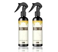 Spray de cire d'abeille micromolécularisée naturelle de 120 ml, vernis et nettoyant pour meubles en spray, cire d'abeille polyvalente pour soins de rénovation pour sols de meubles en bois (2)