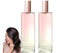 Spray de conditionneur de cheveux anti-étincel, pulvérisation d'huile essentielle, revitalisant sans rinçage, hydratant pour les cheveux crépus, secs endommagés, ajoute de la brillance (2Pcs)
