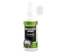 Spray de contrôle statique - Brume de tissu antistatique - 100 ml - Spray portable avec extracteur de gérushia - Traitement rafraîchissant pour cheveux de vêtements