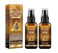 Spray de Croissance À La Biotine, Sérum pour Épaississement et Pousse Rapide des Cheveux, Hair Regrowth Spray (2 PC)