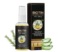 Spray de croissance des cheveux pour femme - 50 ml - Soin hydratant naturel du cuir chevelu - Soin du cuir chevelu pour femme en cas de perte de cheveux - Pour les routines du matin et de la nuit