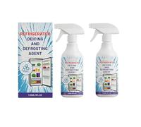 Spray De Dégivrage Pour Réfrigérateur,Dégivrant Congélateur Puissant,Enlever La Glace Accumulée,Pour Frigo Et Appareils Ménagers,120ML*2PC