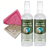 Spray de démoulage en silicone (300ml/150ml) Agent de démoulage pour résine époxy, bougies et tous les moules, Lubrifiant lisse et antiadhésif pour un démoulage facile. EVA