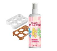Spray de démoulage - Lubrifiant anti-adhésif | Vaporisateur en silicone de 120 ml avec fabrication de savon de bougie, moulage de béton avec fonction d'atelier, agent de démoulage de garage, atelier