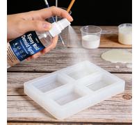 Spray de démoulage pour résine époxy - Agent de démoulage pour résine et époxy pour un retrait facile et lisse des moules, utilisation universelle sur presque tous les moules 100ml
